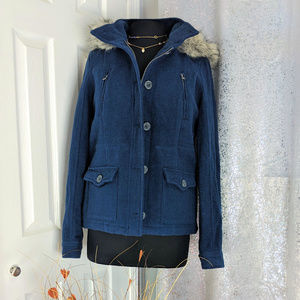 🆕 Aeropostale Navy winter jacket Sz L